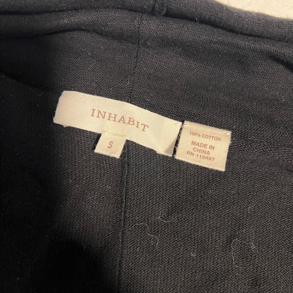 Inhabit S black cardigan sweater - Picture 6 of 6